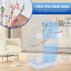 imageFDW 39 Inch Bird Cage Parakeet Cage with Play Top Rolling Stand ampamp Easy Clean PullOut Tray Roof Top Parrot Cage for for Finches Canaries Parakeets Cockatiels ampamp Other Small Birds White