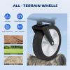 imageFDW 39L Collapsible Wagon Cart Heavy Duty Utility Folding Wagon for Outdoor Sports 330 LBS Weight Capacity Camping Garden and Shopping BlackBlue