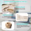 imageFDW Cat Tree 54in Cat Tower MultiLevel Durable Cat Scratching Post ampamp Cozy Fun Cat Jumping Platform Space Saving Cat Condo Pet Play House for Indoor CatsBeigeBeige