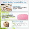 imageFDW Cat Tree 54in Cat Tower MultiLevel Durable Cat Scratching Post ampamp Cozy Fun Cat Jumping Platform Space Saving Cat Condo Pet Play House for Indoor CatsBeigePink