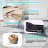 imageFDW Cat Tree 54in Cat Tower MultiLevel Durable Cat Scratching Post ampamp Cozy Fun Cat Jumping Platform Space Saving Cat Condo Pet Play House for Indoor CatsBeigeAshy