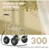 imageGarden Water Hose Reel Cart Tools with Wheels Garden Lawn Water Truck Water Planting Cart Heavy Duty Outdoor Yard Water Planting Holds 300Feet of 58Inch Hose with Storage Basket BlackTan