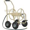 imageGarden Water Hose Reel Cart Tools with Wheels Garden Lawn Water Truck Water Planting Cart Heavy Duty Outdoor Yard Water Planting Holds 300Feet of 58Inch Hose with Storage Basket BlackTan
