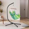 imageFDW Hammock Chair Stand Outdoor Solid Steel Heavy Duty Construction for Hanging Hammock Hanging Stand Max Load 400 LBS Air Porch Swing  360 Degree Rotation